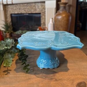 Embossed Rooster Collection - by Sweet Olive Designs - Pedestal Cake Plate